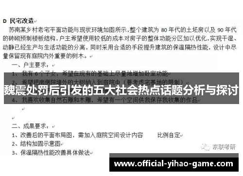 魏震处罚后引发的五大社会热点话题分析与探讨